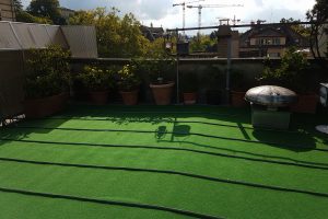 Terrasse mitten in der Stadt